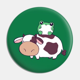 Frog Cow Pin