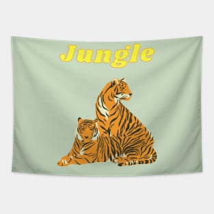 King of the Jungle Design, Tiger Shirt, Tiger Gifts Tapestry