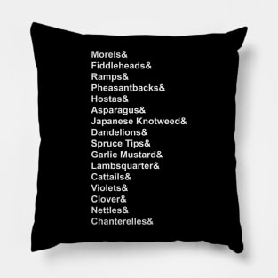 Geeky Ontario Spring Foraging Pillow