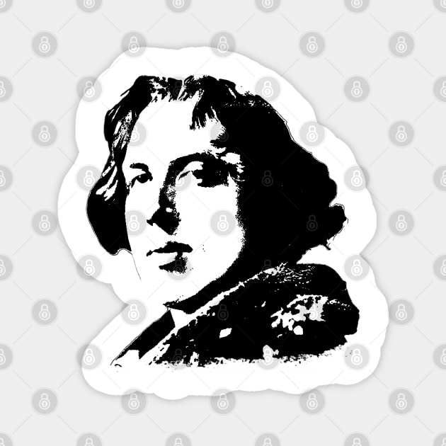 Oscar Wilde Portrait Magnet by phatvo