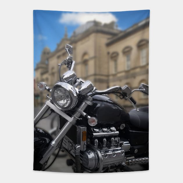 Custom Motorbike in Bath Tapestry by JonDelorme