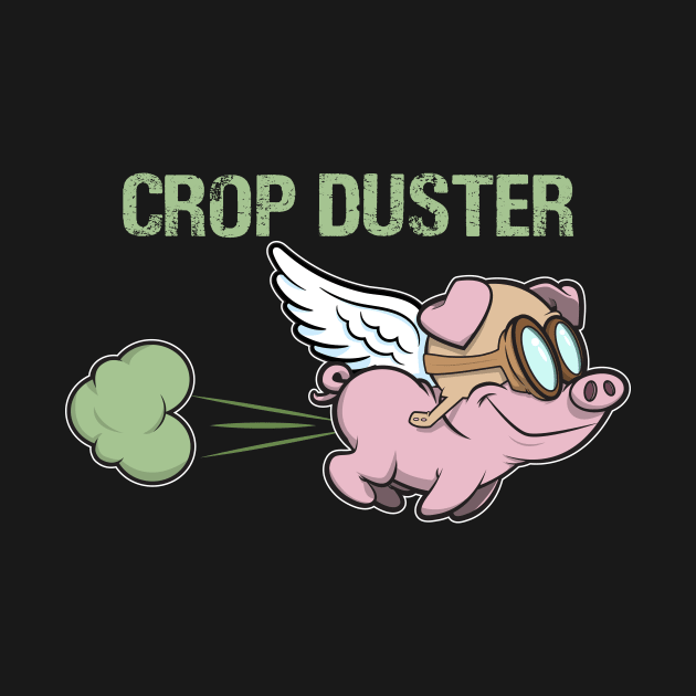 crop dusting flying pig by CoySoup