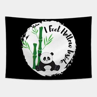 I Feel Hollow Inside - Existential Panda Tapestry