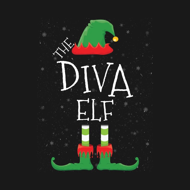 DIVA Elf Family Matching Christmas Group Funny Gift by tabaojohnny