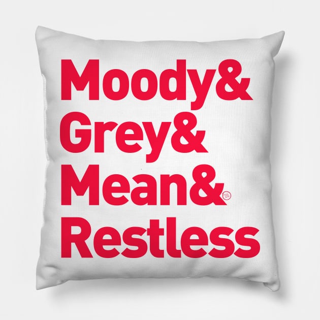 So Restless Indeed... Pillow by So Red The Poppy