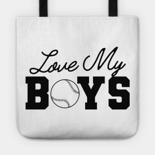 Baseball - Love my boys Tote