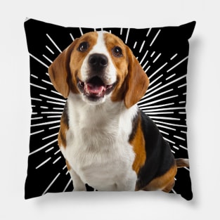 Womens beagle mom shirts for women mothers day gift Pillow