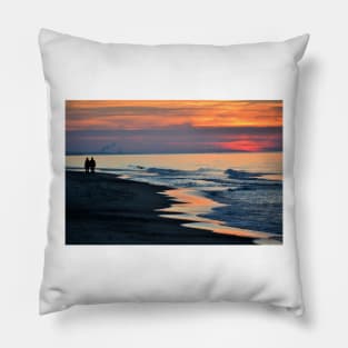 A Walk on the Beach Pillow