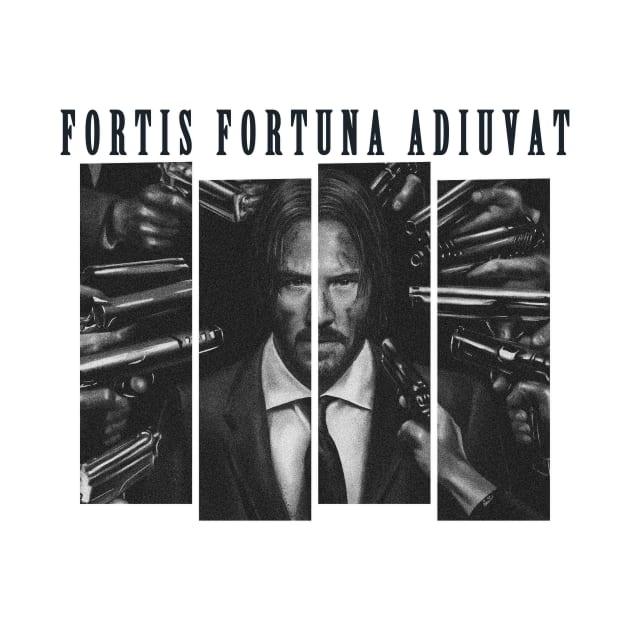 John Wick / Fortis Fortuna Adiuvat by skull yellow