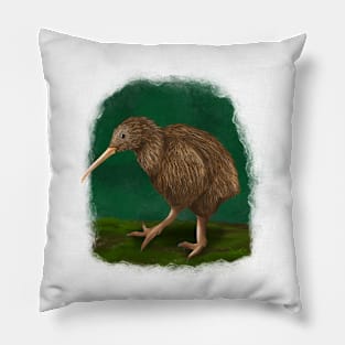 Brown Kiwi Pillow