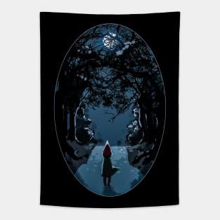 Deep night - Over The Garden Wall Tapestry