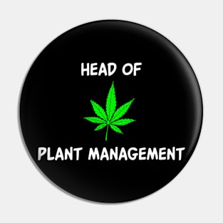 Head Of Plant Management Pin