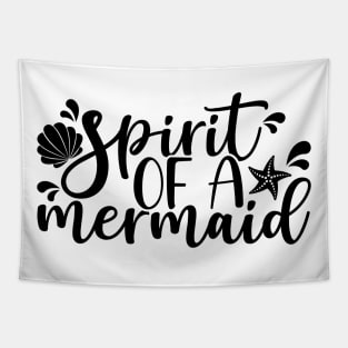 Sprit Of A Mermaid - Mermaid T-Shirt Mug Sticker Tapestry