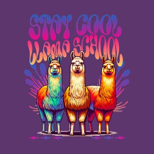 Stay Cool Llama School T-Shirt