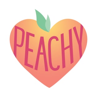 "PEACHY" Heart T-Shirt