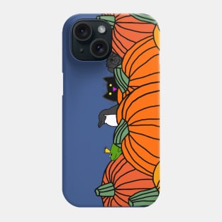 Cute Animals and Pumpkins Phone Case