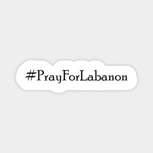 Pray For Labanon Magnet