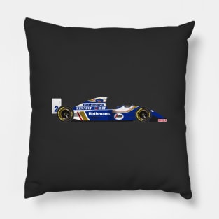 Ayrton Senna's Williams Renault FW16 Illustration Pillow