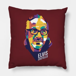 Elvis Costello WPAP Style Pillow