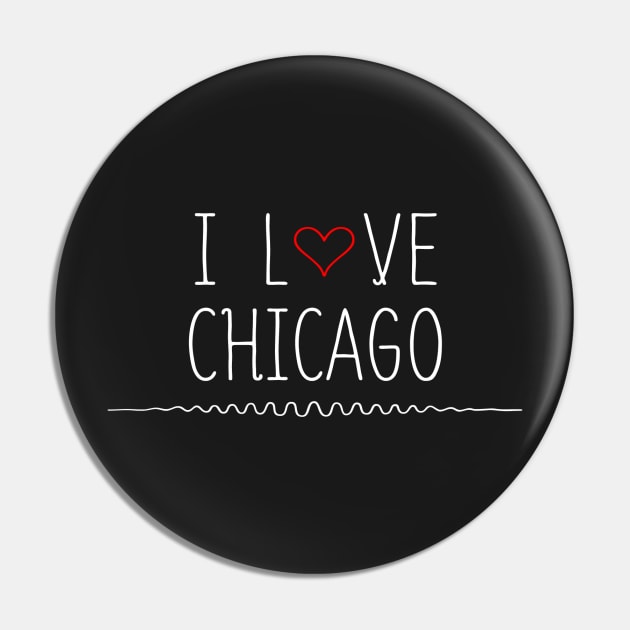 Chicago Love Pin by designspeak