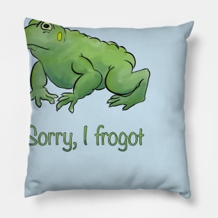 Sorry, I frogot Pillow