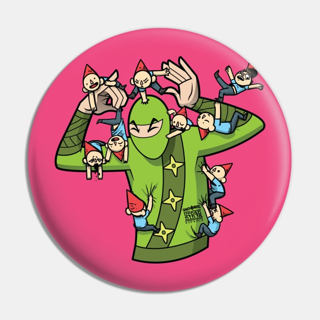 Annoyed Ninja Pin by urban_ninja