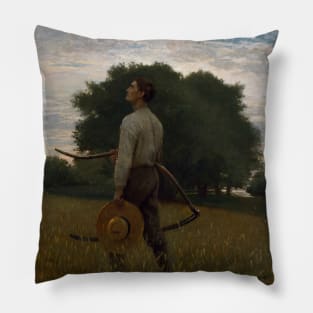 Song of the Lark by Winslow Homer Pillow