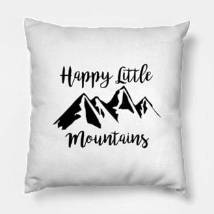 Happy Little Mountains Pillow