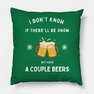 Christmas Beer Pillow