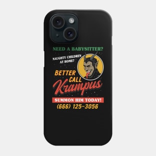 Better Call Krampus Phone Case