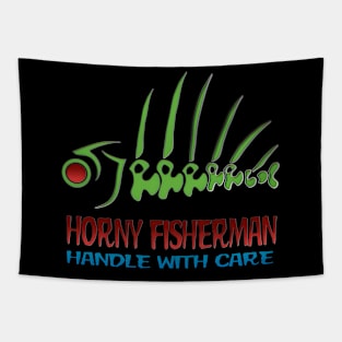 Horny Fisherman Tapestry