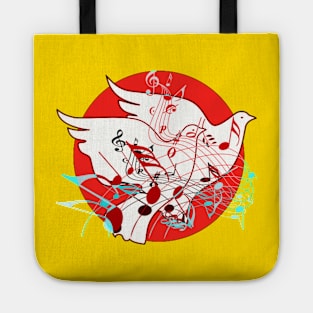 Peace and Music Tote