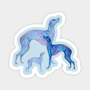 Three Greyhounds Magnet