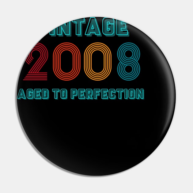 Vintage 2009 Aged To Perfecttion, Birthday gifts, 2009 Year Birthday, Born in 2009 Pin by Januzai