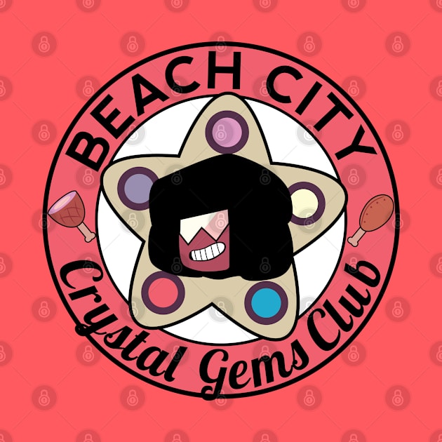 Beach City Crystal Gems Club (garnet) by andsteven