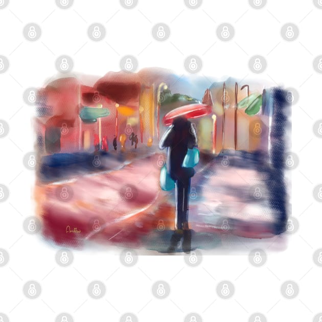 Rainy day artwork By Annalisa Amato by annalisaamato