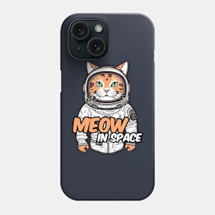 Astronaut cat Phone Case
