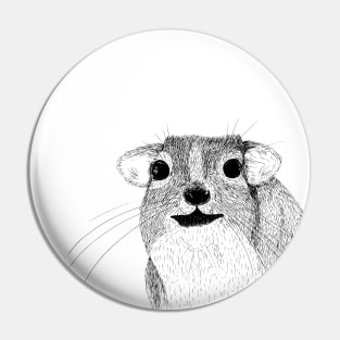 Bush Hyrax Pin