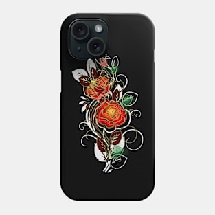 Passion Unleashed: Red Rose Empowerment Phone Case