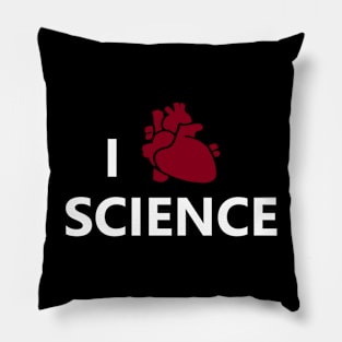 I Heart Science Pillow