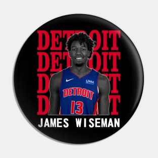 Detroit Pistons James Wiseman 13 Pin