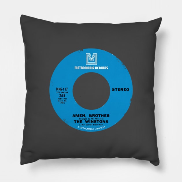 Amen Brother Pillow by KORAX