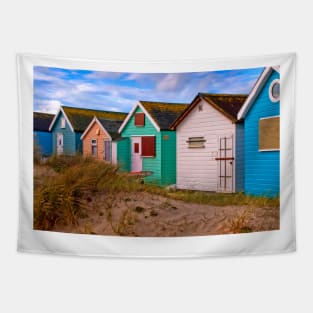 Beach Huts Hengistbury Head Bournemouth Dorset UK Tapestry