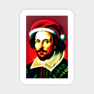 Santa Shakespeare (Celebrity Christmas) Magnet