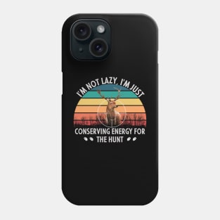 Funny deer hunting for hunters Phone Case