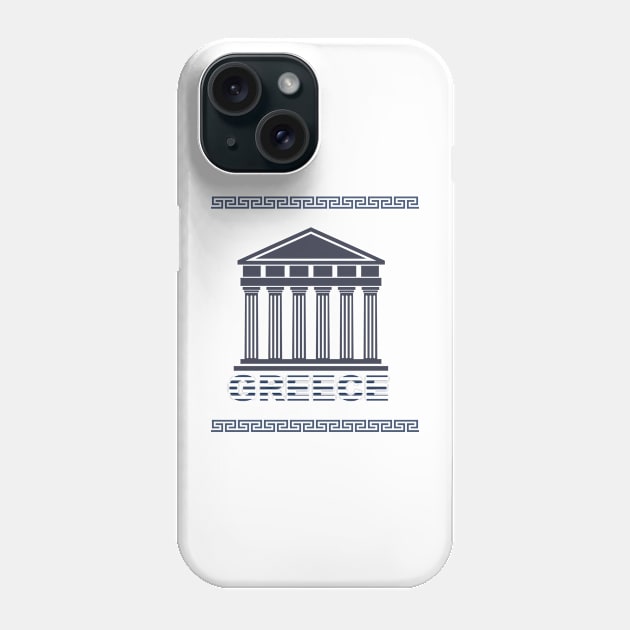 In this work we see the legendary Greek Acropolis. Ancient Greece is the cradle of the modern world. Phone Case by Atom139