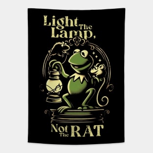 Light The Lamp, Not The Rat // Kermit fanart Tapestry