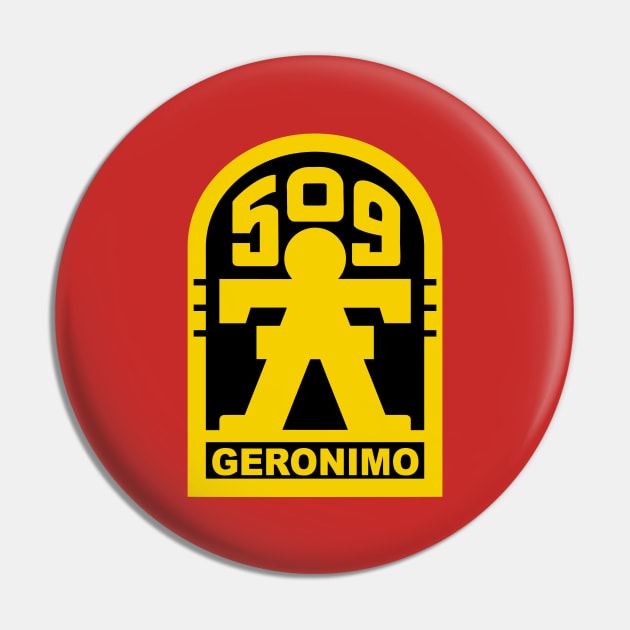 Mod.4 Geronimo 509th Airborne Parachute Infantry Pin by parashop