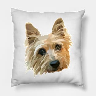 Yorkie doodle Pillow