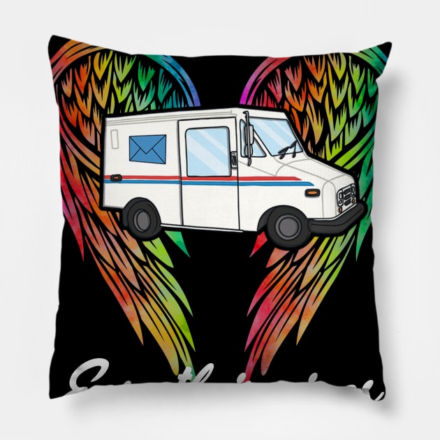 Postal Worker Pillow by janayeanderson48214